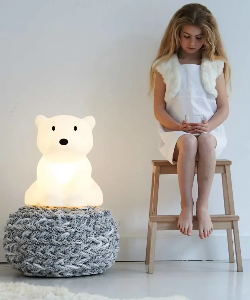 Mr Maria Lampe LED Eisbär Nanuk