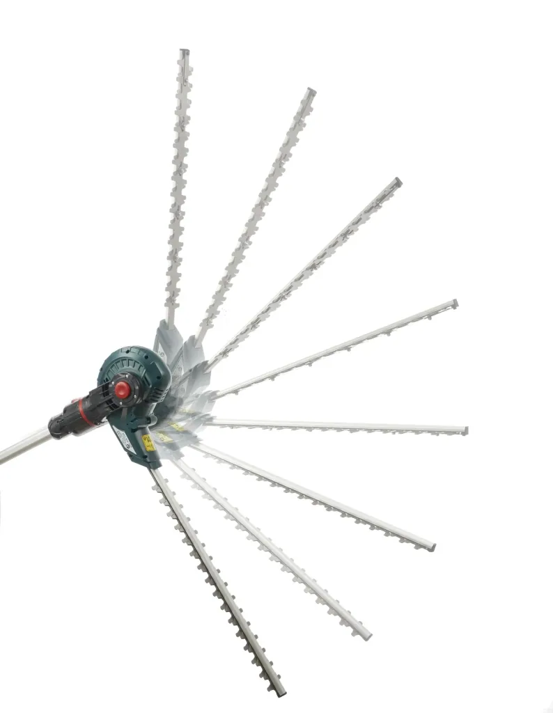 3D Heckenscheren-Aufsatz + 3D Multihandgriff, teleskopierbar