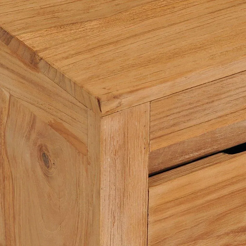 TV-Schrank 135x30x35 cm massiv Teak