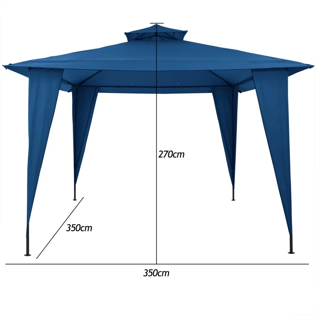 Pavillon Sairee blau 3,5 x 3,5m
