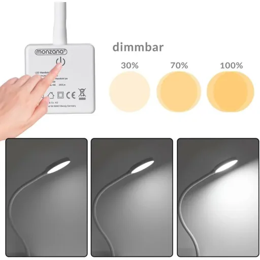 LED-Wandleuchte Iys Weiß