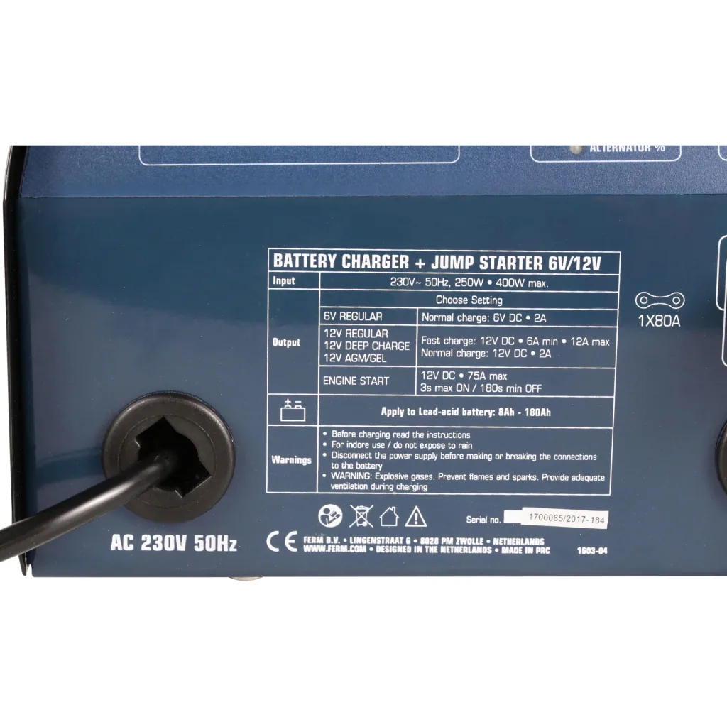 BCM1020 Batterieladegerät 6/12V - Startfunktion - Impulserhaltungsladung - Überlade-Kurzschluss- und Verpolungsschutz -