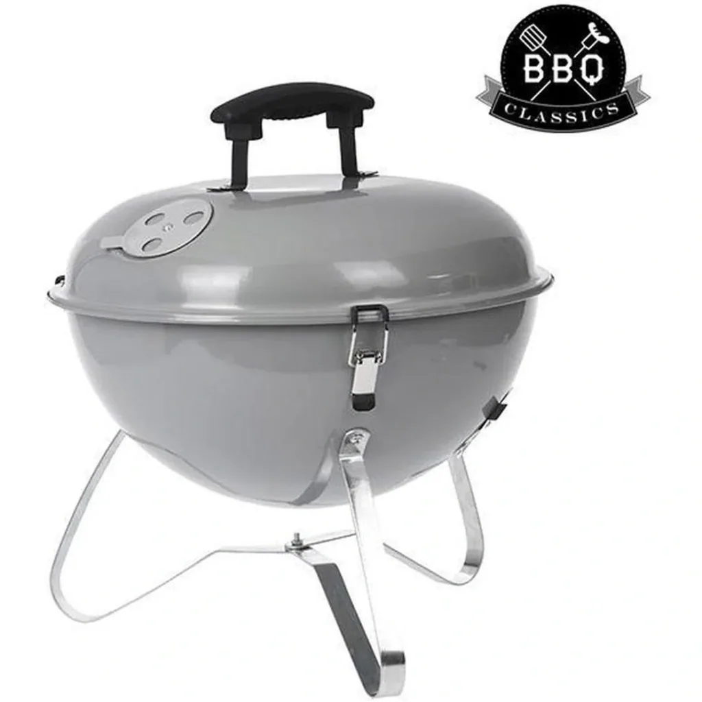 BBQ Classics Tragbarer Holzkohlegrill mit Deckel
