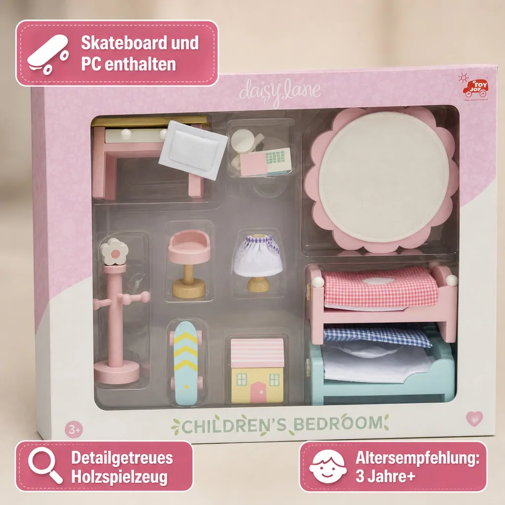 Le Toy Van Puppenhaus Zubehör Kinderzimmer Daisy Lane