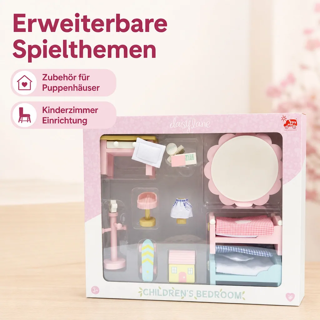Le Toy Van Puppenhaus Zubehör Kinderzimmer Daisy Lane