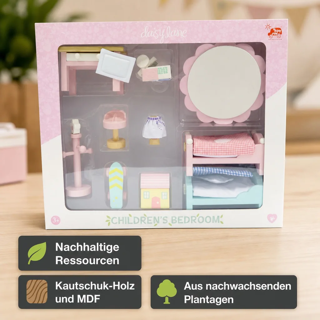 Le Toy Van Puppenhaus Zubehör Kinderzimmer Daisy Lane