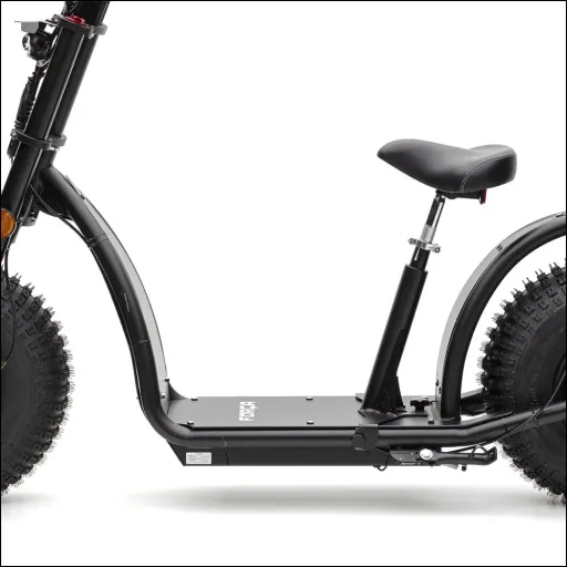 Forca E-Roller "Knumo" Duo, 45 km/h, 3000 W Safety Plus inklusive Blinkanlage, Lenkertasche, Gepäck-Case und Lithium-Akku schwarz