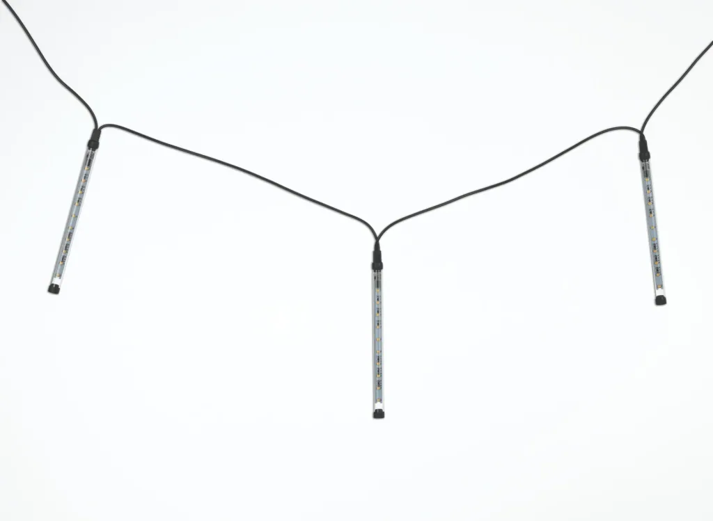 LED Leuchtkette Meteorit 8er Set, weiß