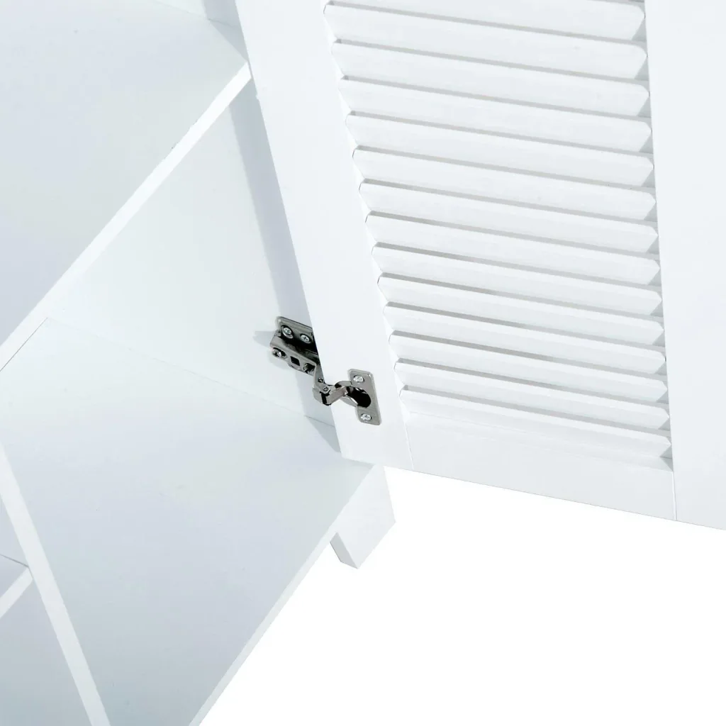 Eckschrank Badschrank Standschrank Weiß