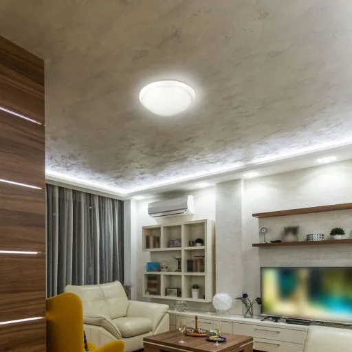 VT-8002C LED-Deckenleuchte geeignet für den Innenbereich mit Sensor