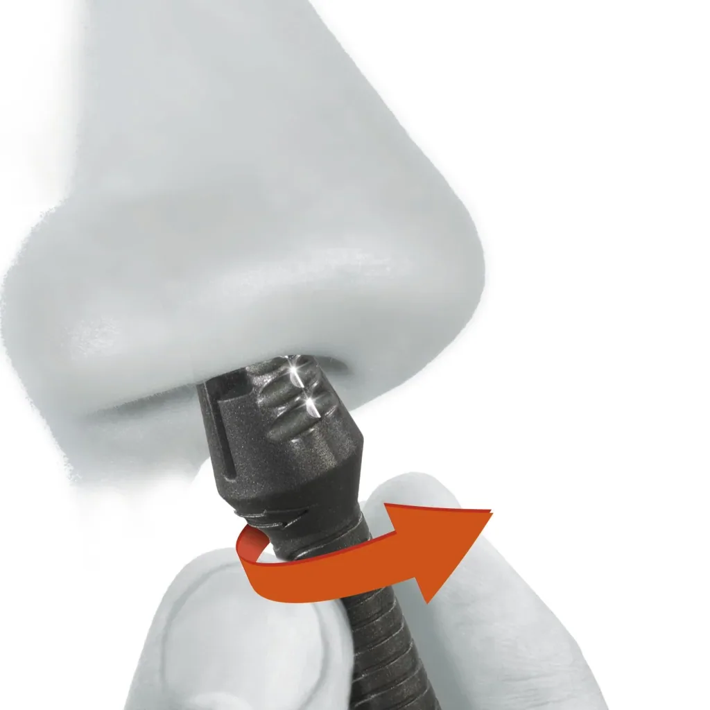 Nasenhaartrimmer, 8 cm anthrazit