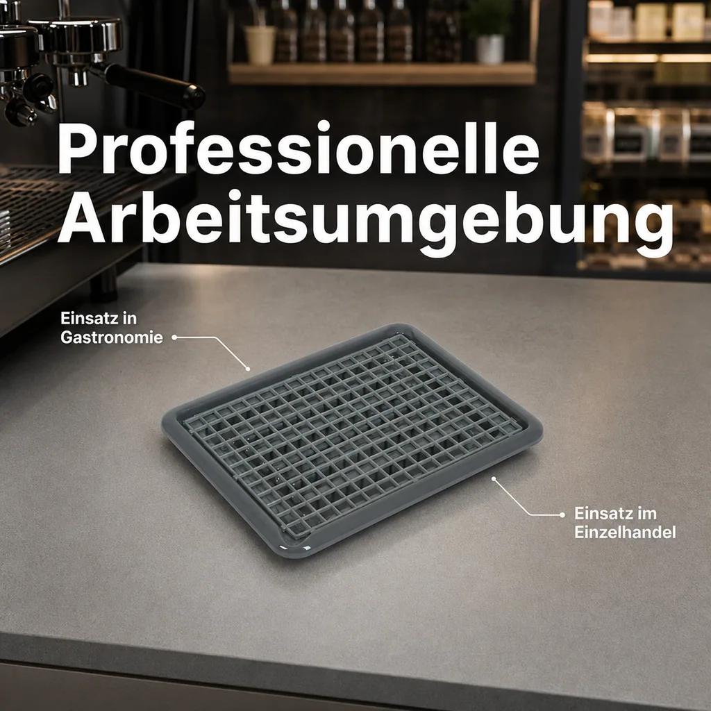 Auffangwanne mit 1 Abtropfmatte
