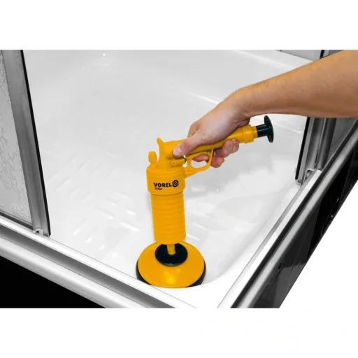 Abflussentstopfer/ Entstopferpistole - 6,3 und 13,5 cm Spitze