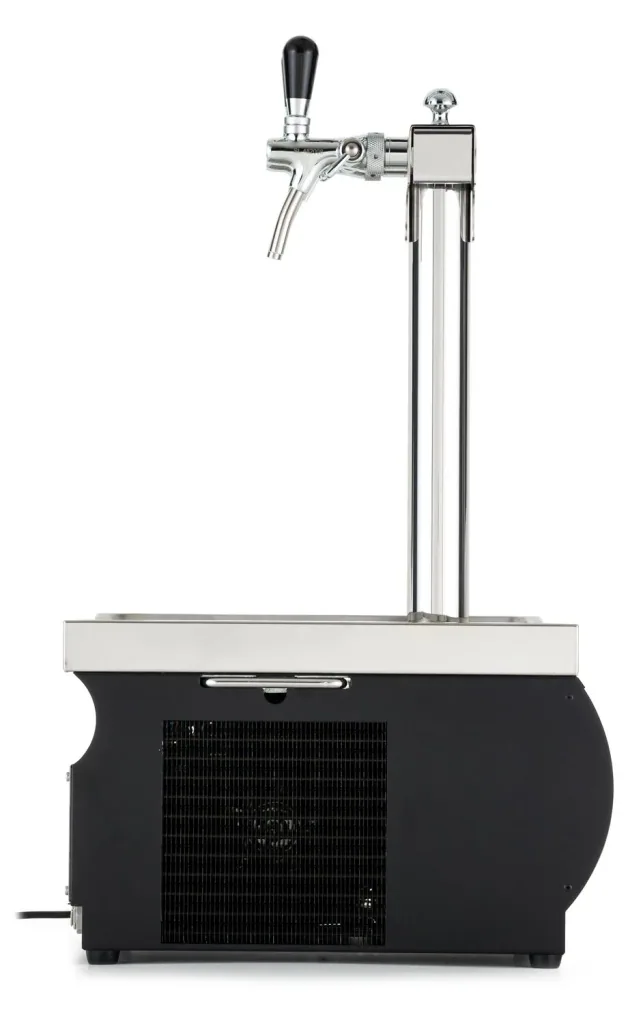 Zapfanlage, Bierzapfanlage Kontakt 55/K Profi, 2-leitig Trockenkühlgerät aus Edelstahl, 50 Liter/h Membranpumpe, Green Line