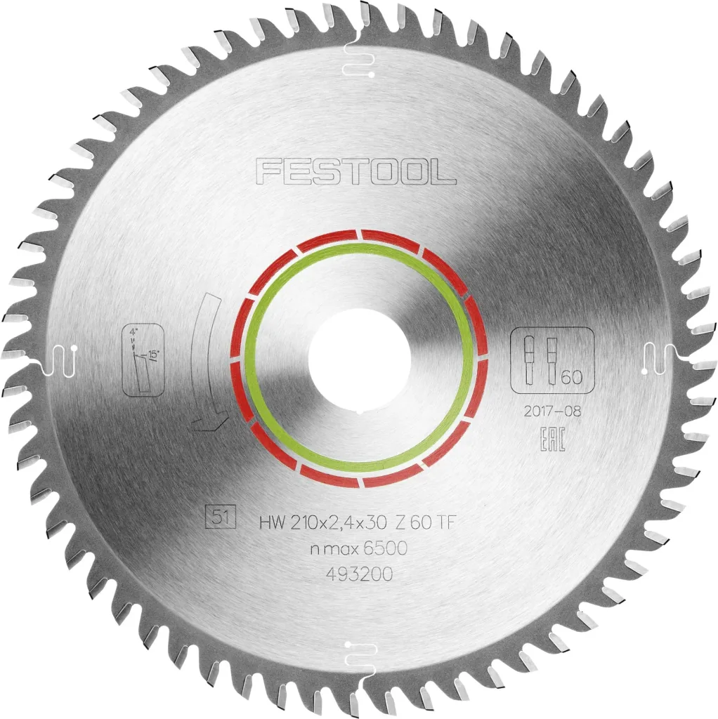 Spezial-Sägeblatt HW 210 x 2,4 x 30 TF60