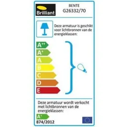 Deckenleuchte Bente 4-lichts industriell beton gris inkl. 4 x 4W LED