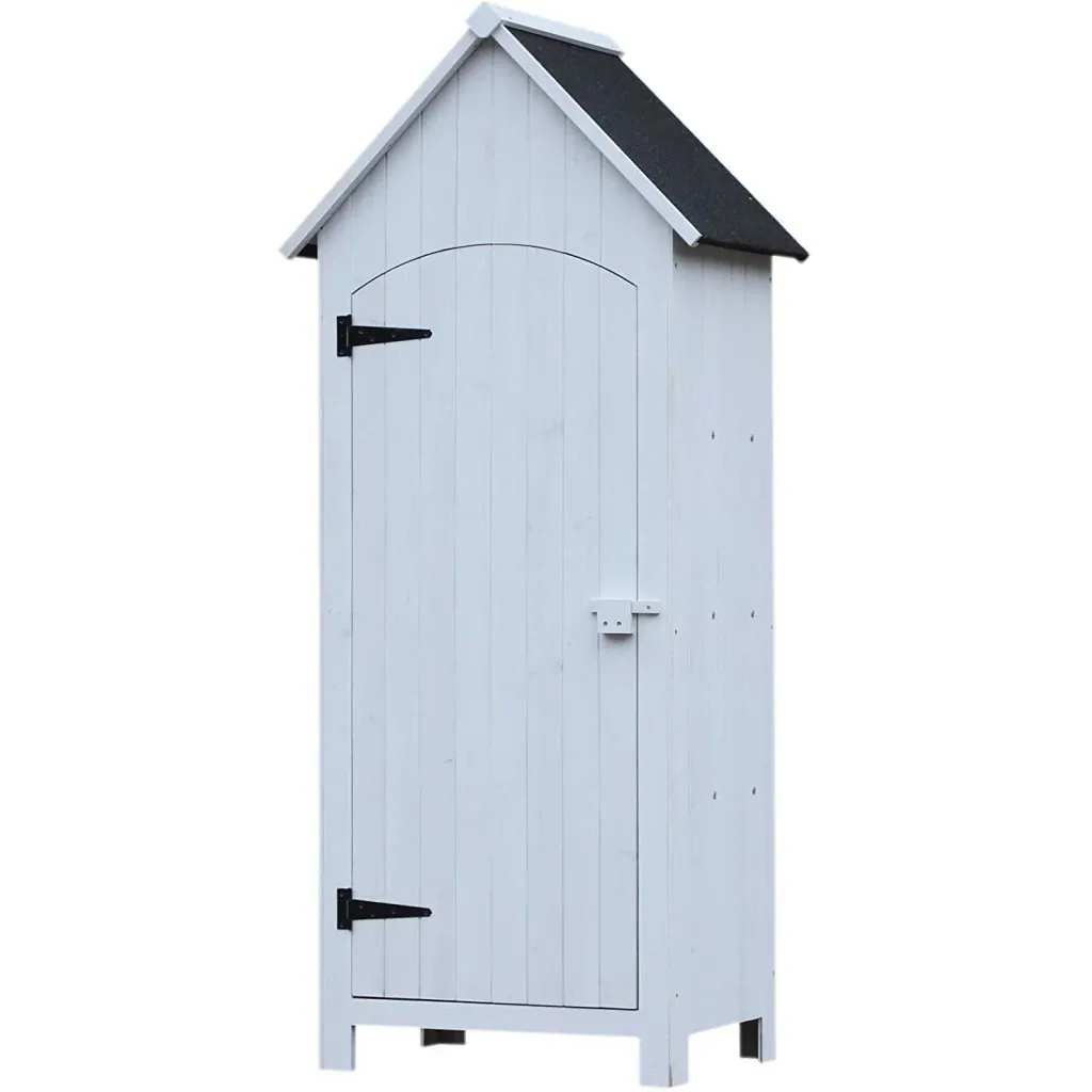 Gartenschrank mit Bitumenpappe
