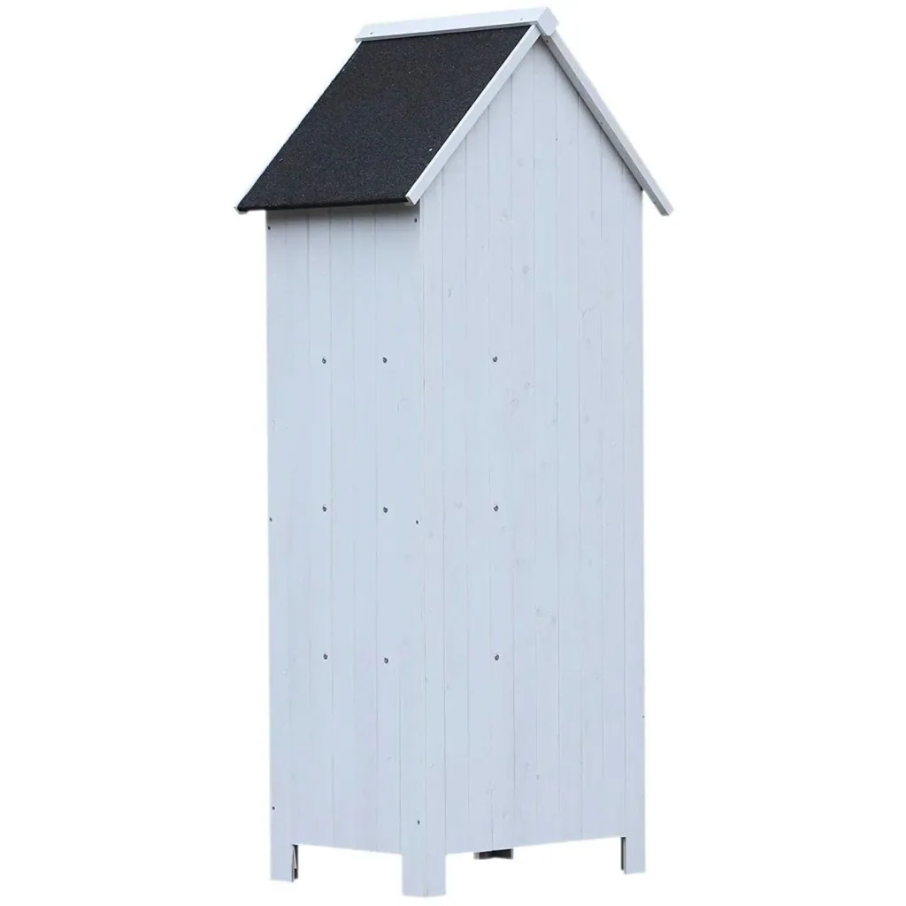 Gartenschrank mit Bitumenpappe