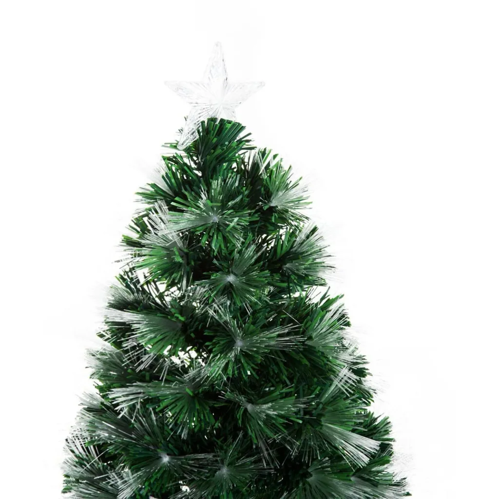 Weihnachtsbaum 120cm mit Ständer Glasfaser 7 Farben grün