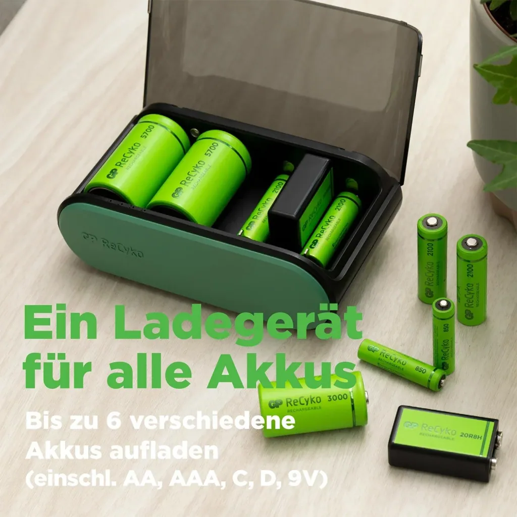 USB Universalladegerät für alle gängigen NiMH Akkus