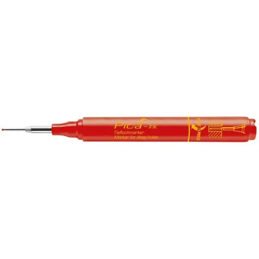 Markierstift blis 150/40 für tiefe Löcher - permanent - rot
