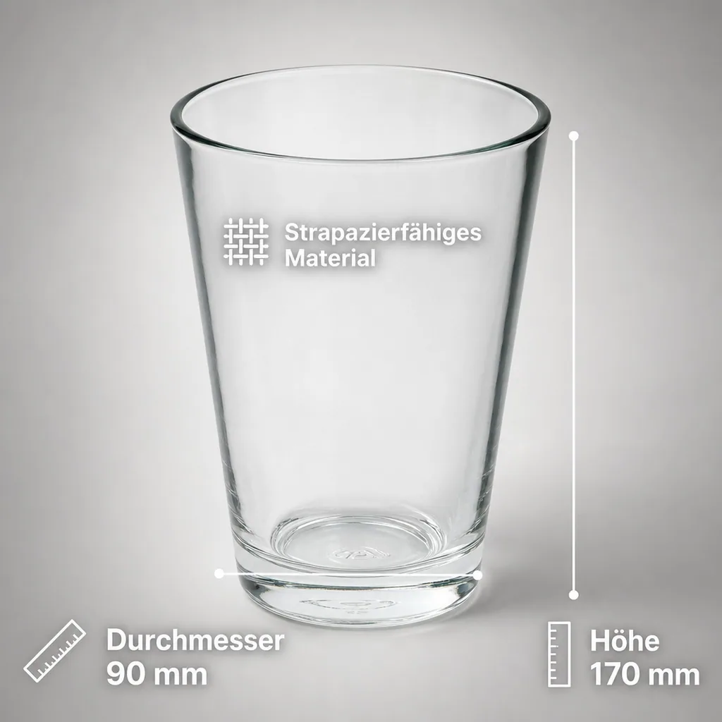 Ersatzglas, Mixingglas für Boston-Shaker, 400 ml
