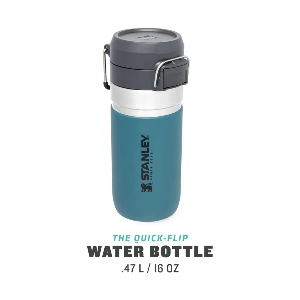 Quick Flip Water Bottle 0,47 l, Lagoon, Vakuumisolierung, Sicherheitsverschluss