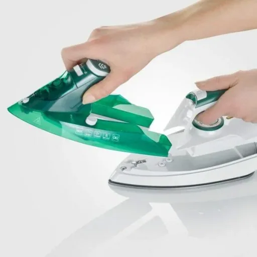 Elektrisches Bügeleisen - 2400 Watt - Blau - 175 ml