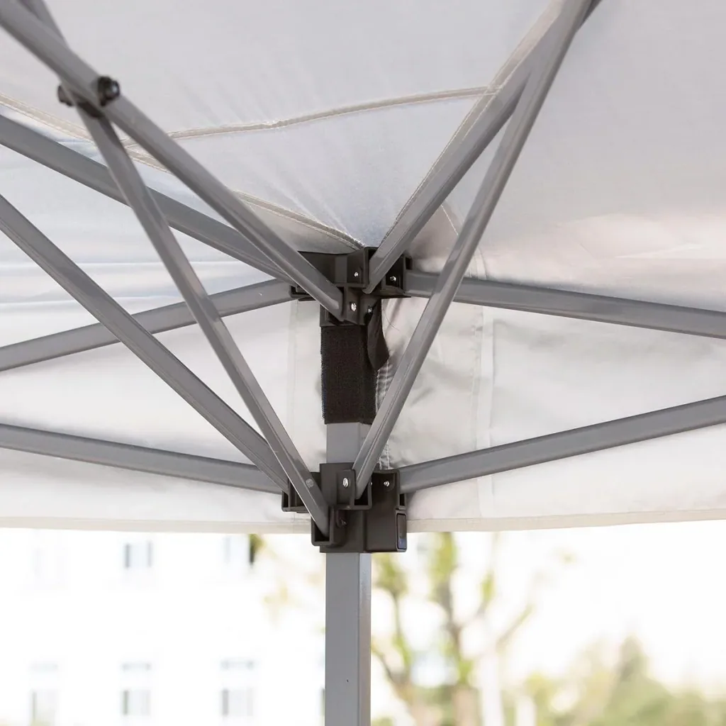 Pop-Up-Pavillon zusammenfaltbar cremeweiß