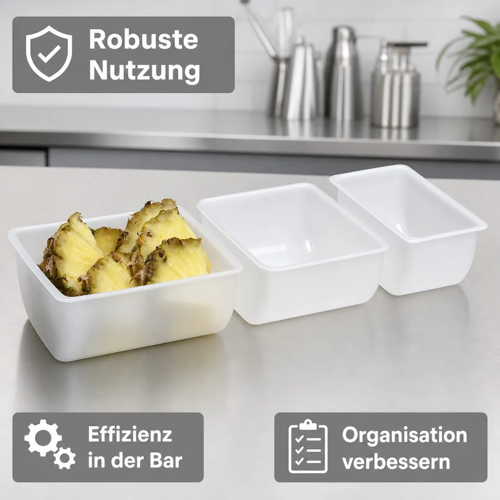 Zutatenbehälter, Einsatzbehälter - Einsatz 0,5 lt. (473 ml)