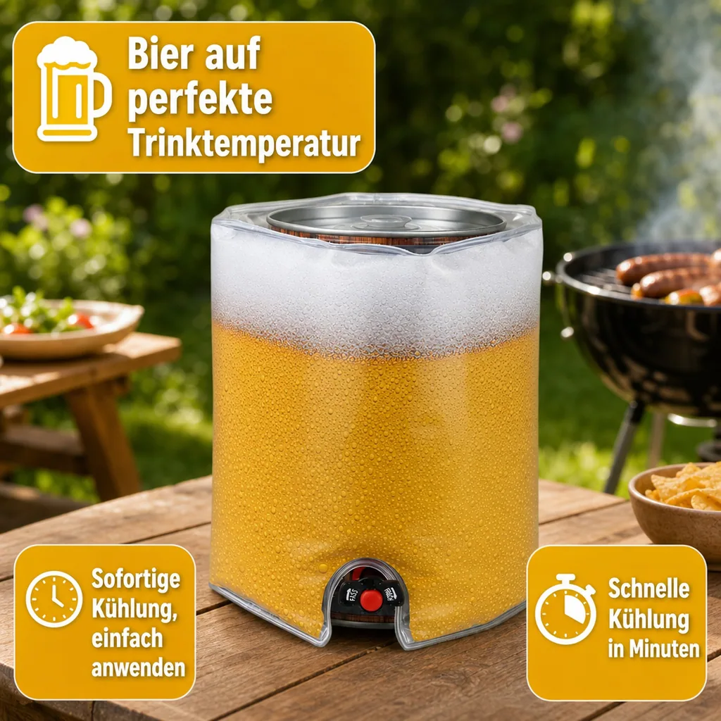 Kühlmanschette für 5 Liter Fässer Bierfass