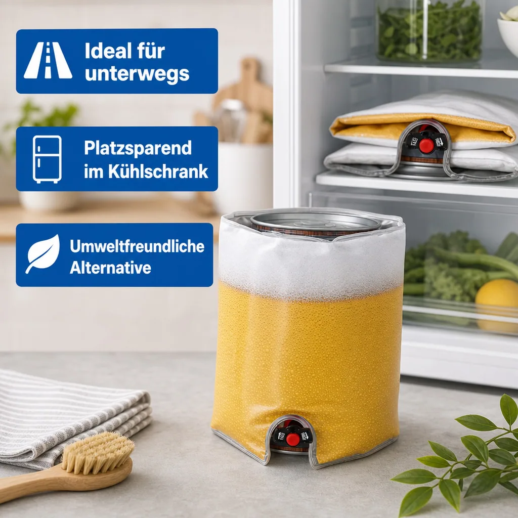 Kühlmanschette für 5 Liter Fässer Bierfass