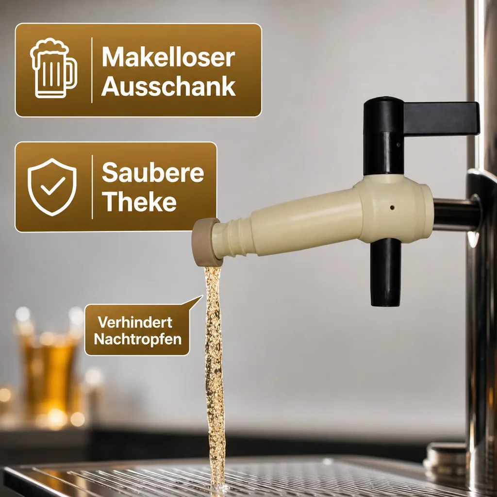 Fassanschlaghahn, Zapfgarnitur, Fässer Anschlagen, Anschlaghahn Fass