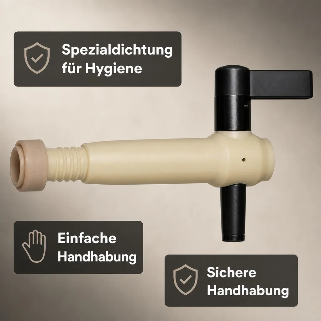 Fassanschlaghahn, Zapfgarnitur, Fässer Anschlagen, Anschlaghahn Fass