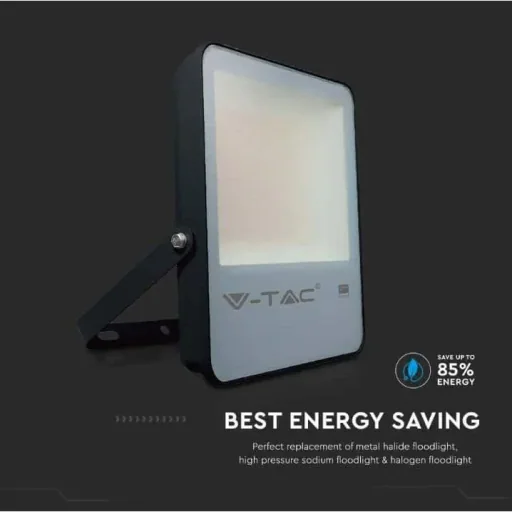 VT-132 LED-Flutlicht - 100 W - 13700 Lm - 6500K - schwarz - Extra effizient