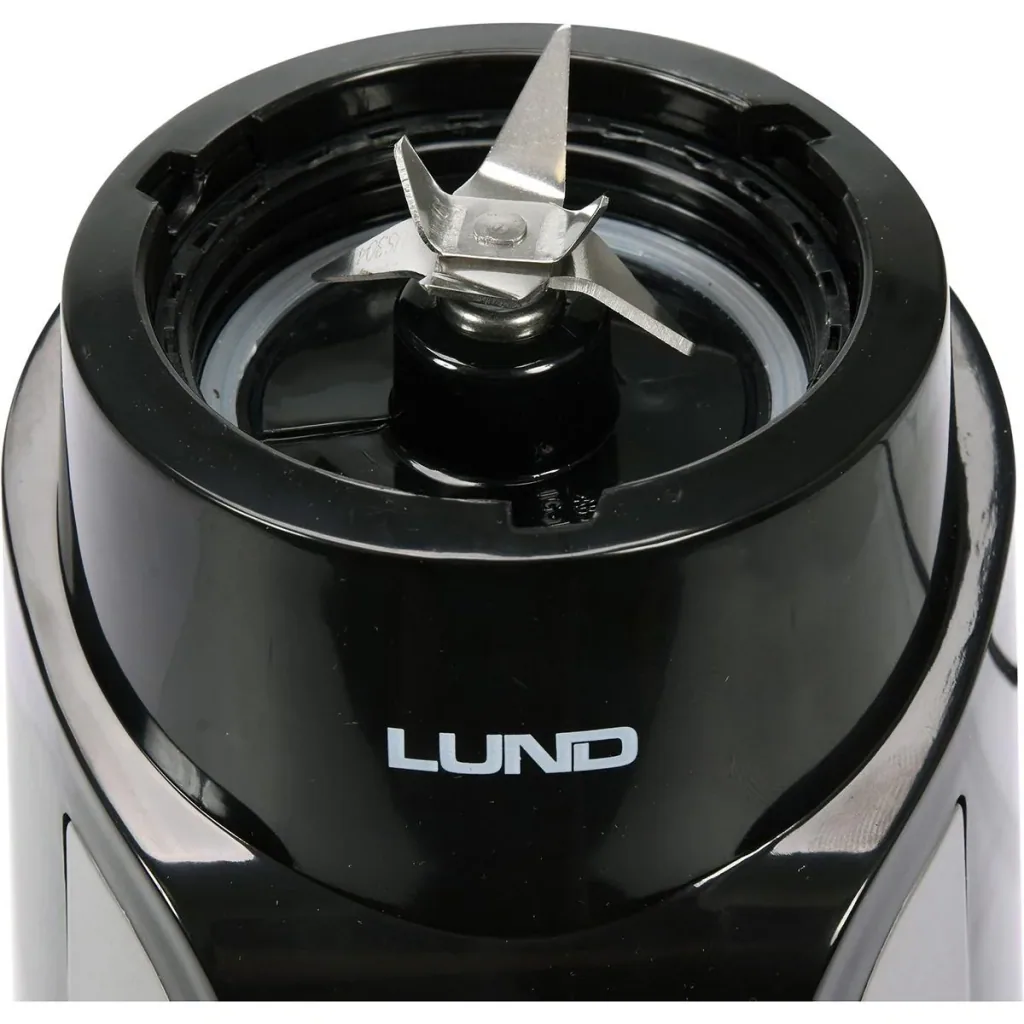 LUND Smoothie Mixer - 500W - 240V - 14x14x34,5cm (Länge x Breite x Höhe) mit 2 Flaschen