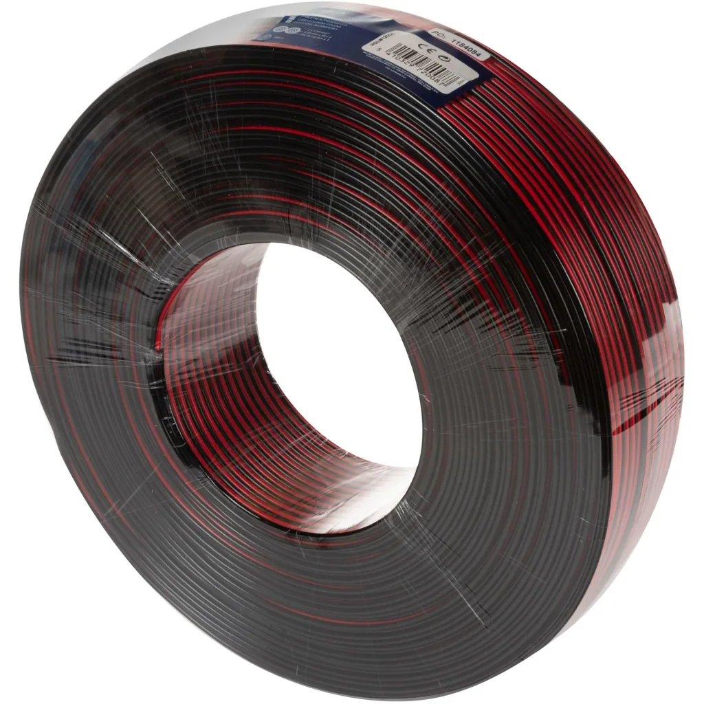 cca-lautsprecherkabel - rot/schwarz - 2 x 1.50 mm² - 300 m