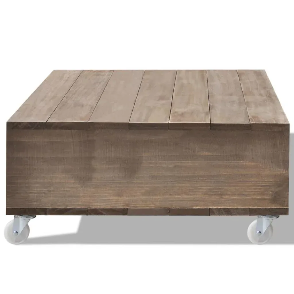 Couchtisch Massivholz braun