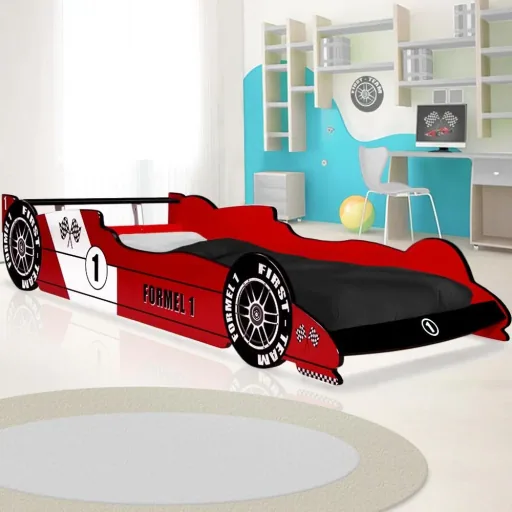 F1-Rennbett rot