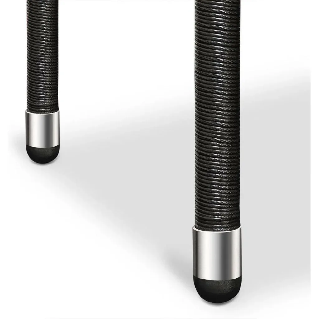 Gartentisch/ Beistelltisch Polyrattan 50 x 50 x 45 cm - Schwarz