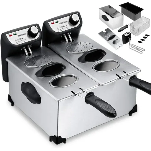 Fritteuse Doppel-Friteuse - 2×3 Liter 43 cm