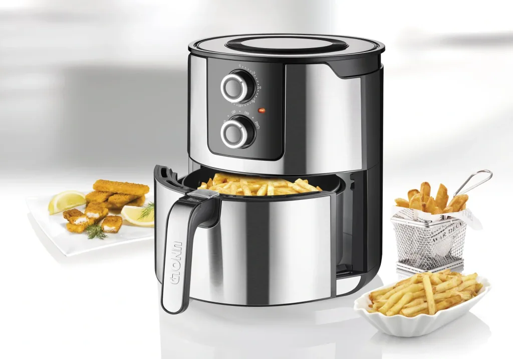 Heißluftfritteuse XL 5 L Edelstahl