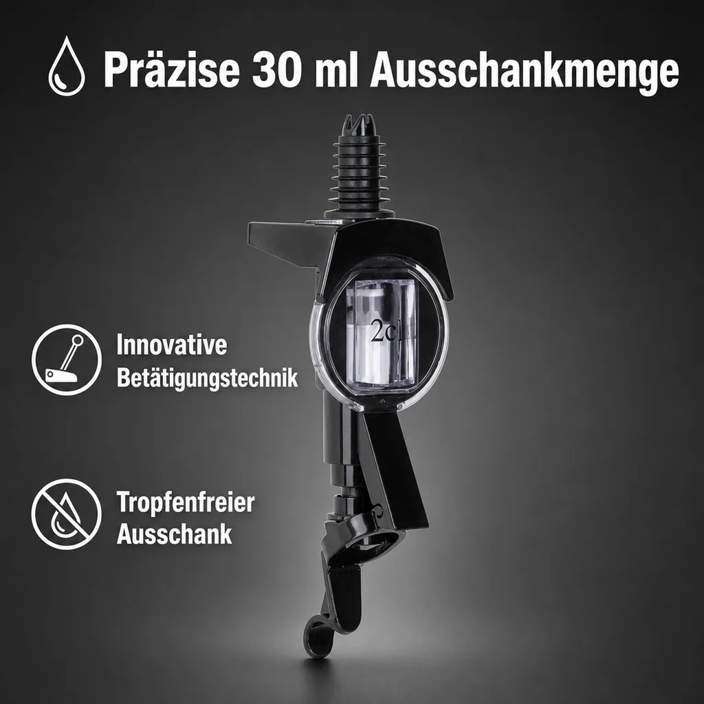 Portionierer, Schnapsausgießer, Spirituosen Dosierer - Spirit Master, Anisfest - !NEUE TECHNIK!, Ausschankmenge: 30 ml