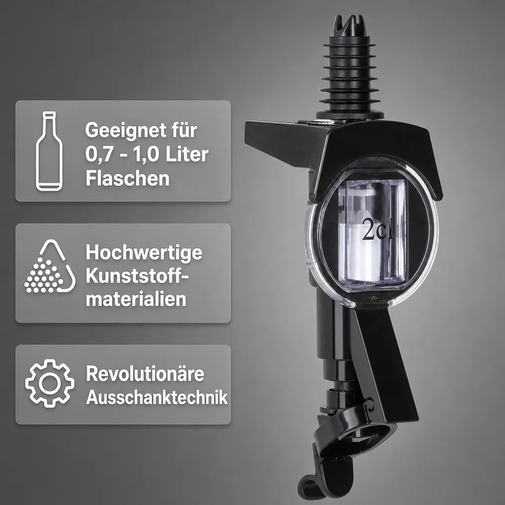 Portionierer, Schnapsausgießer, Spirituosen Dosierer - Spirit Master, Anisfest - !NEUE TECHNIK!, Ausschankmenge: 30 ml