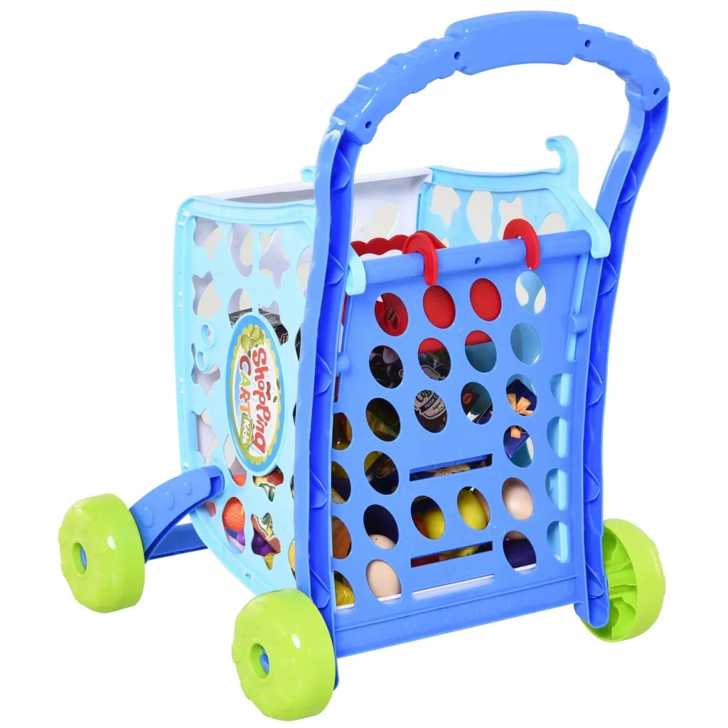 Kinder Einkaufswagen mit Zubehör