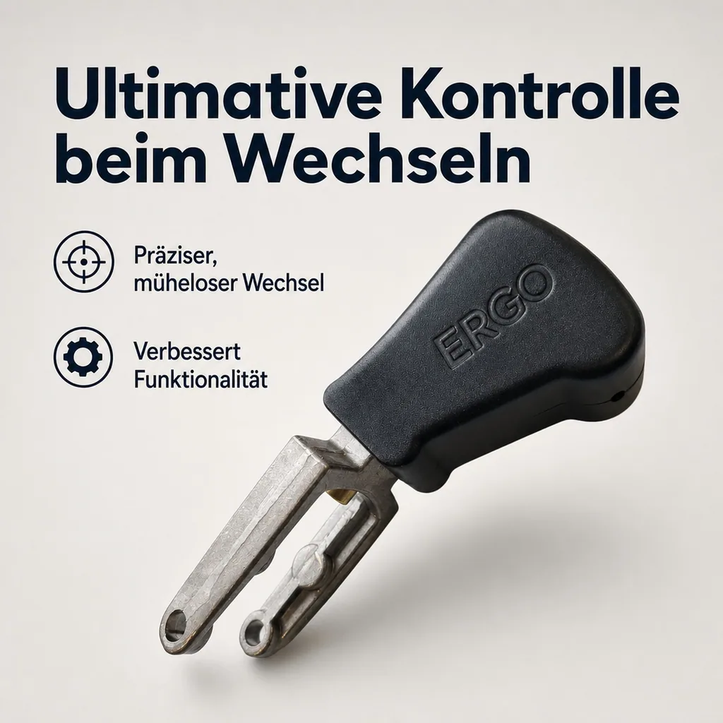 ERGO Handgriff schwarz, mit Logo, für Keg - Verschluss (Hiwi und Micro Matic)