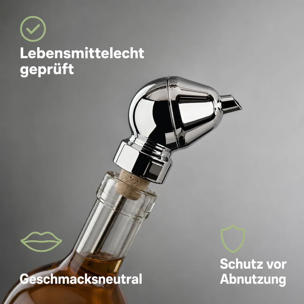 Portionierer - BALL, Metall verchromt, Ausschankmenge: 20 ml