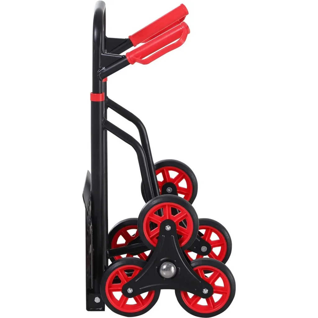 Treppensteiger höhenverstellbar schwarz/rot