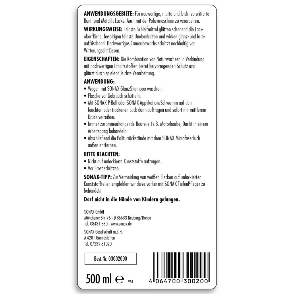 Autopolitur 500 ml