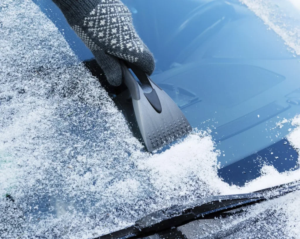 Eisschaber 2K, mit Softgriff-Einlagen